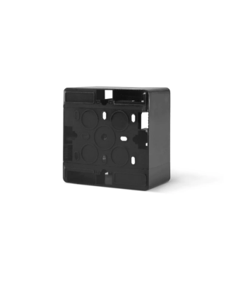 Cloud v�gboks 1 gang underlag 45 mm dyb, Sort