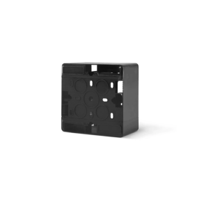 Cloud v�gboks 1 gang underlag 45 mm dyb, Sort