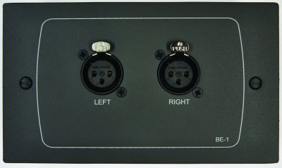 Cloud balanceret input panel BE-1 Sort