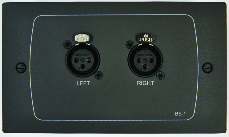 Cloud balanceret input panel BE-1 Sort