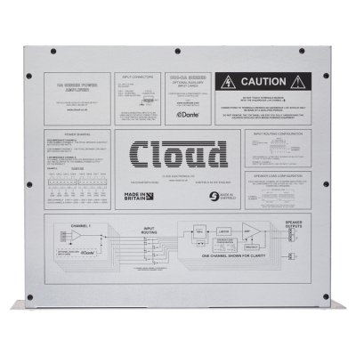 Cloud CA2500 Digital Forstrker 2 x 500 W 4 Ohm og 100 Volt