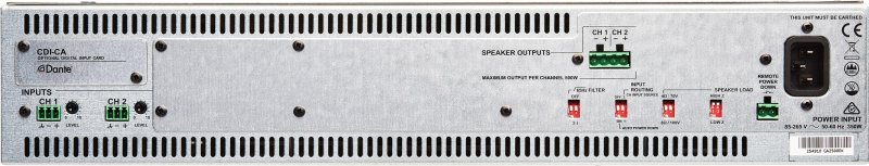Cloud CA2500 Digital Forstrker 2 x 500 W 4 Ohm og 100 Volt