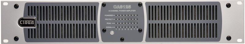 Cloud CA8125 Digital Forstrker 8 x 125 W 4 Ohm og 100 Volt