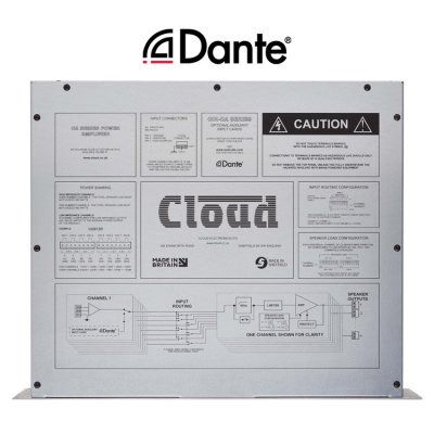 Cloud CA8125 Digital Forstrker 8 x 125 W 4 Ohm og 100 Volt