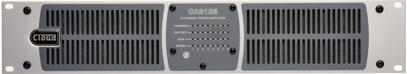 Cloud CA8125 Digital Forstrker 8 x 125 W 4 Ohm og 100 Volt