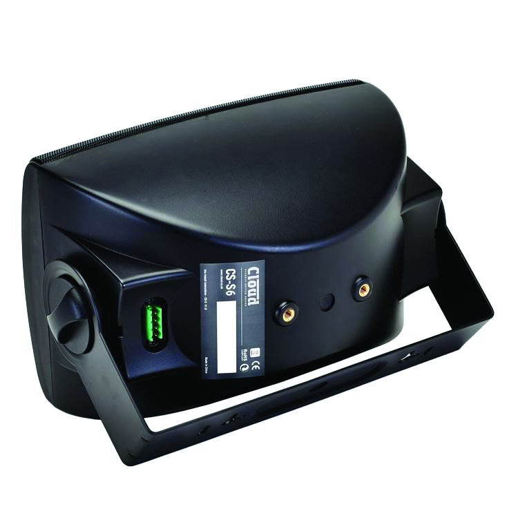 Cloud Vghjttaler 2-vejs m/beslag IP55, 100 V 16 Ohm Sort