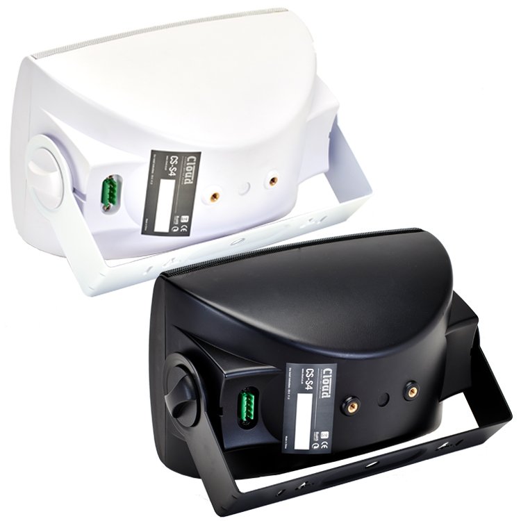 Cloud Vghjttaler 2-vejs m/beslag IP55, 100 V 16 Ohm Hvid