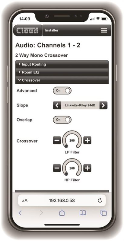 Cloud CV4250 Digital DSP Forstrker 4 x 250W, 4 Ohm, 100 Volt