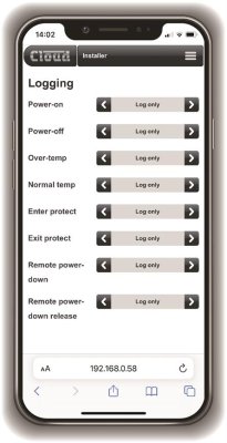 Cloud CV8125 Digital DSP Forstrker 8 x 125W, 4 Ohm, 100 Volt