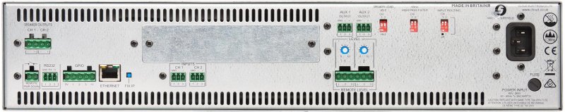 Cloud CVA2500 Digital DSP Forstrker 2 x 500 W 4 Ohm og 100 Volt