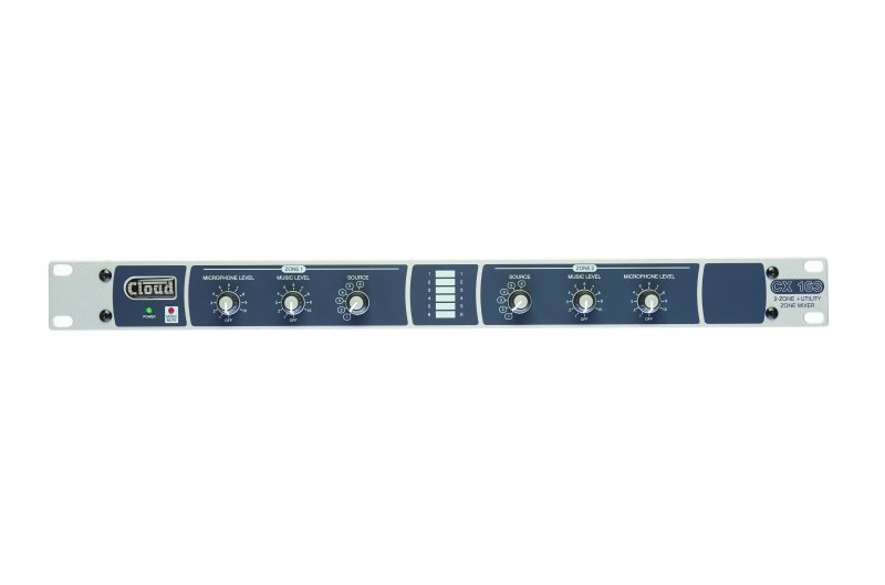 Cloud Zonemixer CX163 2 zone stereo mixer 6 line/1 mic input