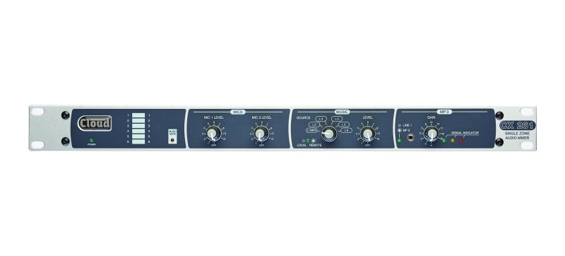 Cloud Zonemixer CX261 1 zone mixer 6 line/2 mic input