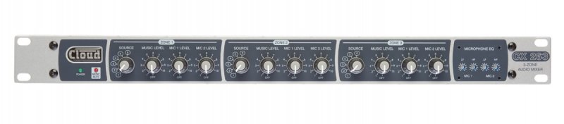 Cloud Zonemixer CX263 3 zone mixer 6 line/2 mic input