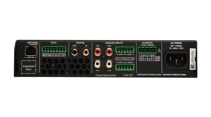 Cloud CXA125 Digital DSP Forstrker 1 x 125 W el. 2 x 60 W
