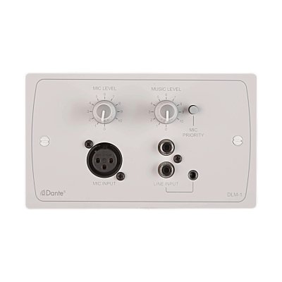 Cloud Dante Line / Mic input module DLM-1, Hvid