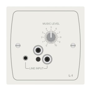 Cloud aktiv line input panel, Hvid