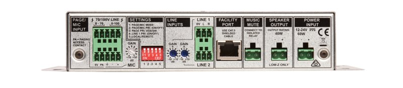 Cloud miniforstrker 40 W mono 2 x line input /Facility port