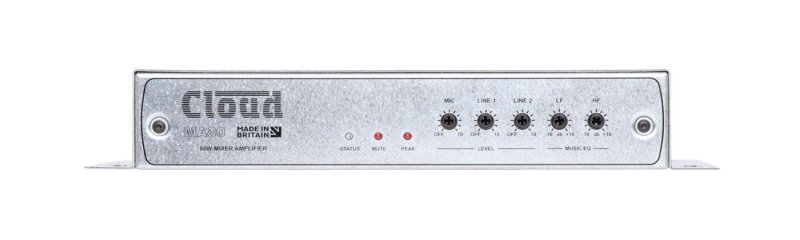 Cloud miniforstrker 80W mono 1 mic og 1 line input