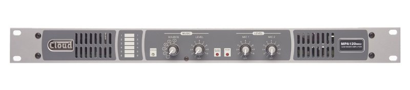 Cloud Zonemixer og forstrker 120W, 6 Line og 2 Mic input