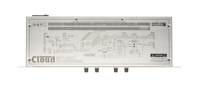 Cloud Zonemixer og forstrker 120W, 6 Line og 2 Mic input
