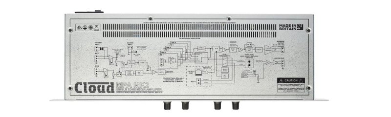 Cloud Zonemixer og forstrker 240W, 6 Line og 4 Mic input