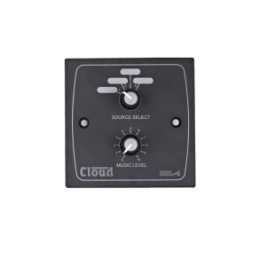 Cloud volume og remote v�lger panel RSL4, Sort