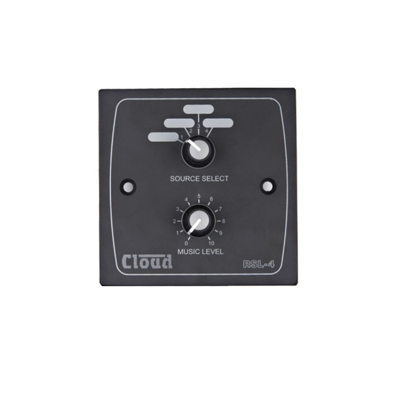 Cloud volume og remote vlger panel RSL4, Sort