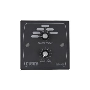 Cloud volume og remote v�lger panel RSL6, Sort