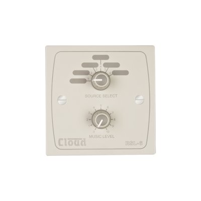 Cloud volume og remote v�lger panel RSL6, Hvid