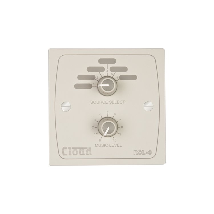 Cloud volume og remote vlger panel RSL6, Hvid