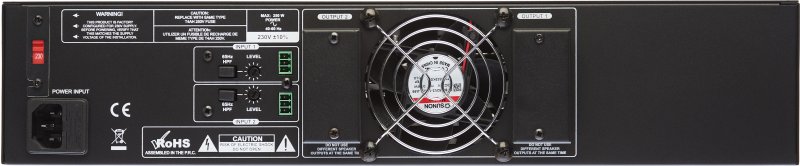 Cloud forstrker 2 x 120W 4 Ohm 100 Volt