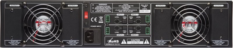 Cloud forstrker 4 x 120W 4 Ohm 100 Volt