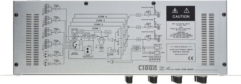 Cloud installationsmixer Venue Z4 - 4 zoner