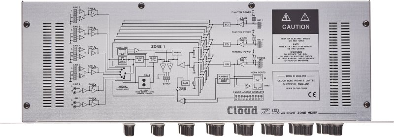 Cloud installationsmixer Venue Z8 - 8 zoner