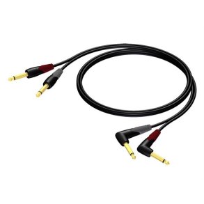 ProCab signalkabel mono Jack > vinkel jack