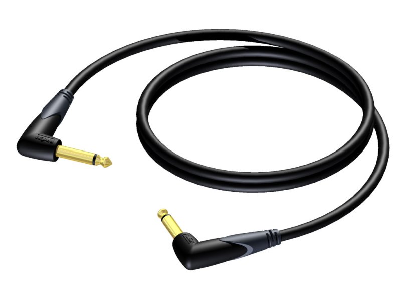 ProCab Jack vinkel mono > jack vinkel mono - 15 cm