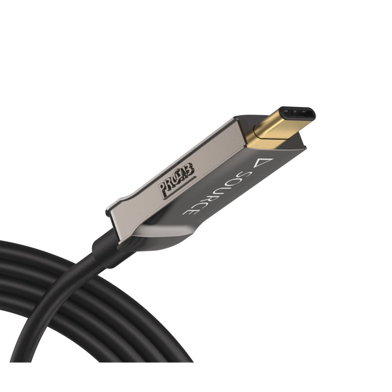 ProCab USB C aktiv optisk kabel 4K@60 Hz Displayport 20 m