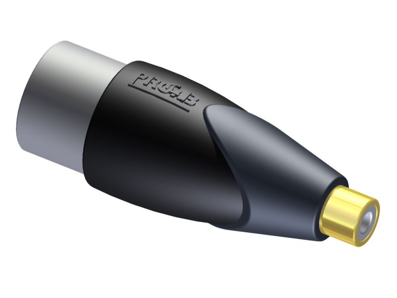 ProCab adapter XLR han > RCA hun