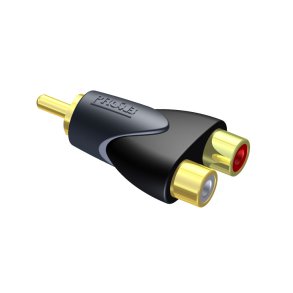 ProCab adaptor RCA han > 2 x RCA hun