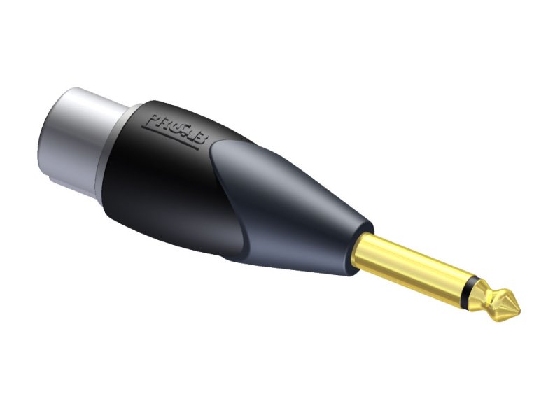 ProCab adaptor XLR hun > Jack mono han