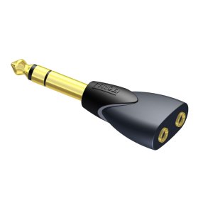 ProCab adaptor jack stereo han>2 x mini jack stereo hun