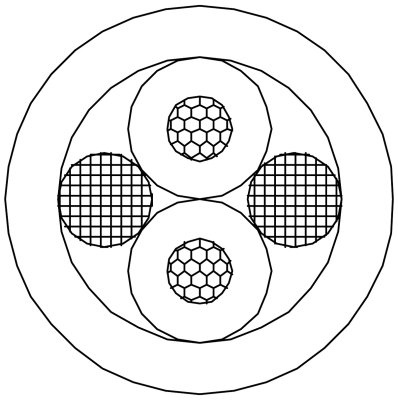 ProCab h�jttalerkabel BC rund 2 x 0,75 mm� 100 meter