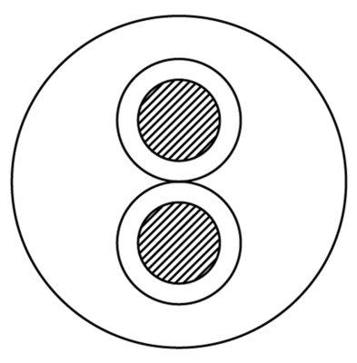 ProCab hgtalarkabel EN50399 2 x 4 mm 100 meter