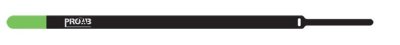 ProCab Kabelbinder velcro 20x600 mm, sort/gr�n 10 styk