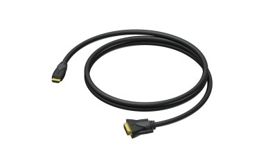 ProCab DVI D han > HDMI A han Dual link 1,5 meter