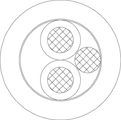 ProCab Flamoflex mikrofonkabel 2 x 0,32mm� 100 m