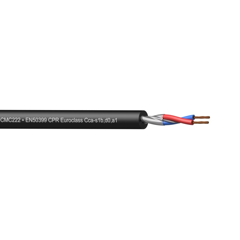 ProCab mikrofonkabel EN50399, 2 x 0.34mm  300 m