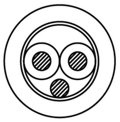 ProCab Flamoflex mikrofonkabel EN50399 2 x 0.22mm� 100 m