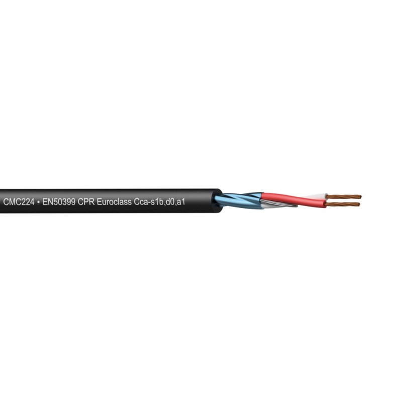 ProCab Flamoflex mikrofon kabel EN50399 2 x 0.22mm  300 m