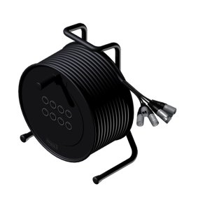 ProCab kabeltromle mikrofonkabel 8 in - 10 m
